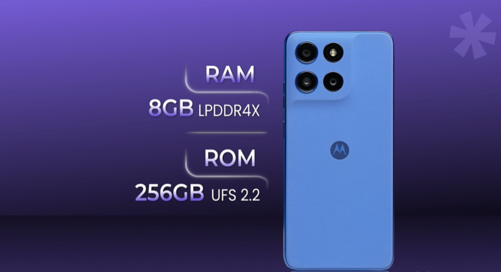 moto g57 power 5G RAM & Storage