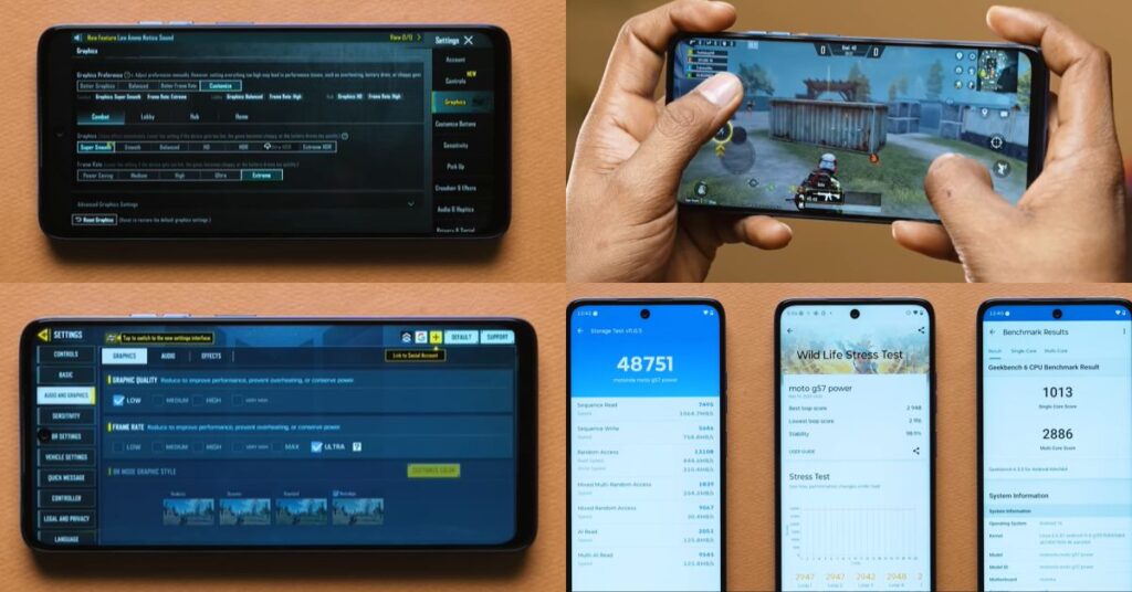 moto g57 power 5G BGMI